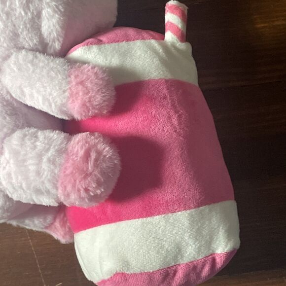 10" Play Right Hug Me Plush Pink I Love Moo Cow Toy Animal - Picture 5 of 8